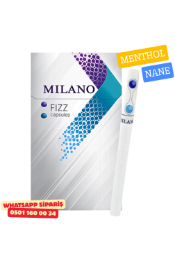 Milano Fizz Capsules – Ferah Mentol (Nane) Aromalı Sigara x10 Paket