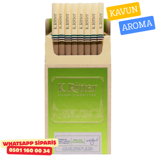 K.Ritter Melon Super Slim – Kavun Aromalı Sigara x10 Paket