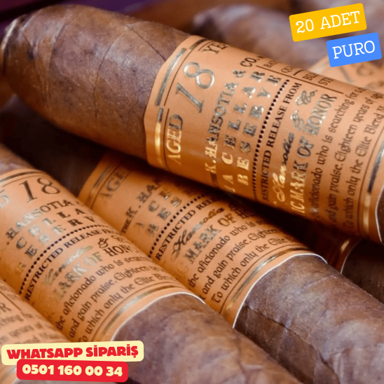 Gurkha Cellar Reserve 18 Year Old Solara Double Robusto 20’li Puro Paket