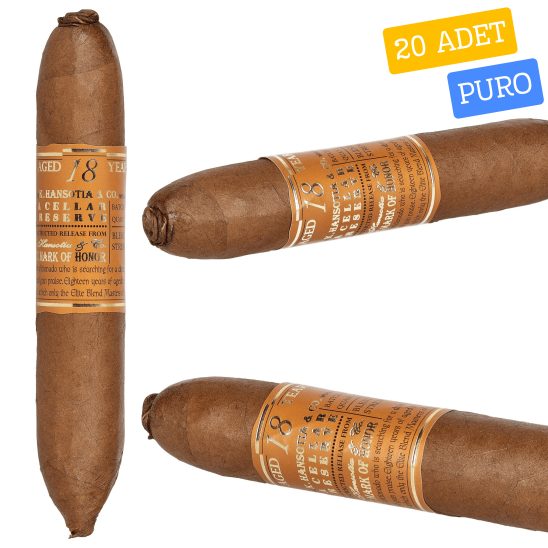 Gurkha Cellar Reserve 18 Year Old Solara Double Robusto 20’li Puro Paket
