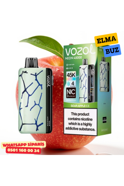 Vozol Neon Sour Apple Ice 45000 PUFF