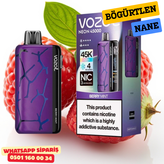 Vozol Neon Berry Mınt 45000 PUFF