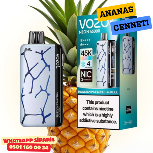 Vozol Hawaııan PıneApple Paradıse 45000 PUFF