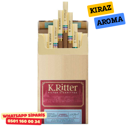 K.Ritter Cherry Super Slim – Kiraz Aromalı Sigara x10 Paket