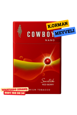 Cowboy Nano Slim Red Berry Aromalı Sigara x10 Paket