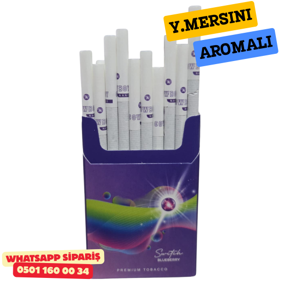 Cowboy Nano Slim Blueberry Aromalı Sigara x10 Paket