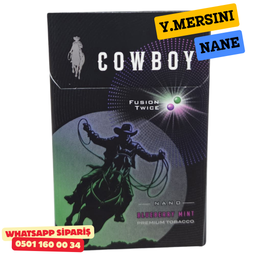 Cowboy Nano Slim Blueberry Mint Aromalı Sigara x10 Paket