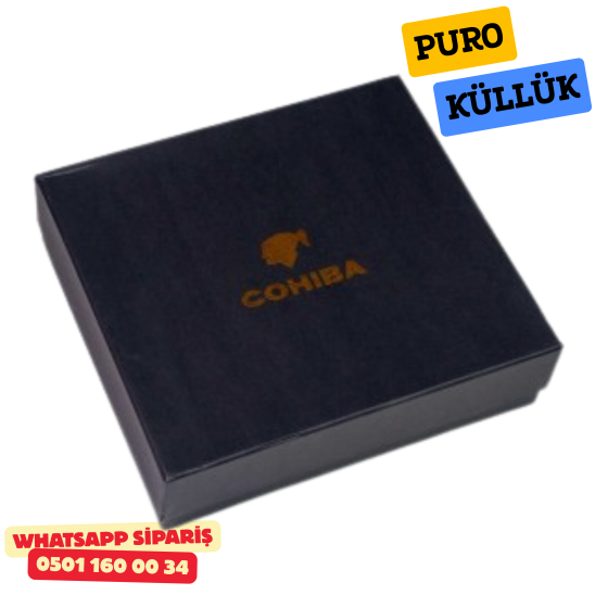 Cohiba 50. Yıl Siyah Porselen Üçlü Puro Küllüğü