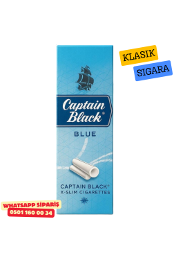 Captain Black Blue X - Slim Sigara ( Klasik ) x10 Paket