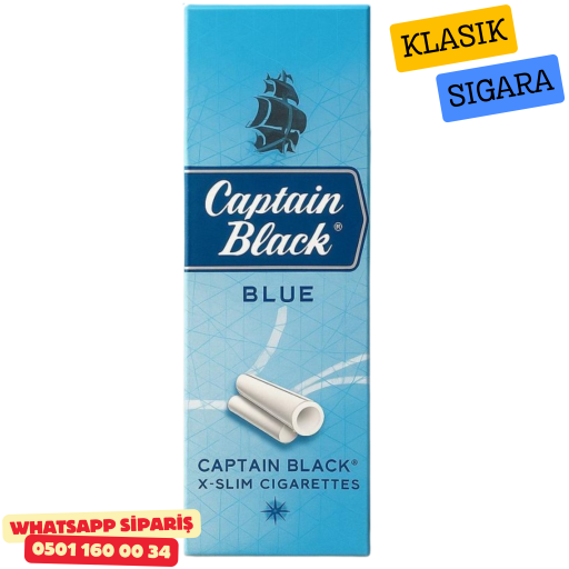 Captain Black Blue X - Slim Sigara ( Klasik ) x10 Paket