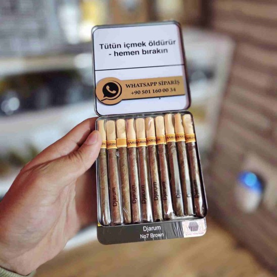Djarum Sigarillo No7 Brown (Karanfil ve Çikolata Aromalı) 1 Paket