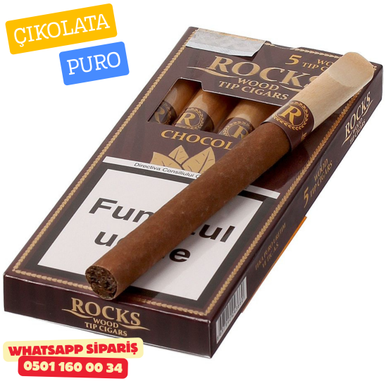 Rocks Cohocolate Wood Tip Çikolata 5'li Puro Paket