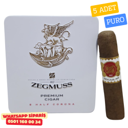 Zegmuss Half Corona 5’li Premium Puro | Şık Teneke Kutu