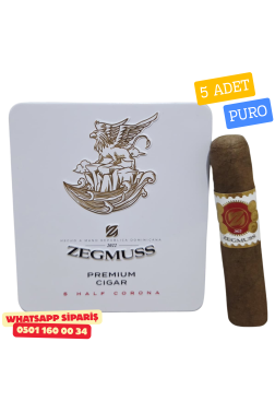 Zegmuss Half Corona 5’li Premium Puro | Şık Teneke Kutu
