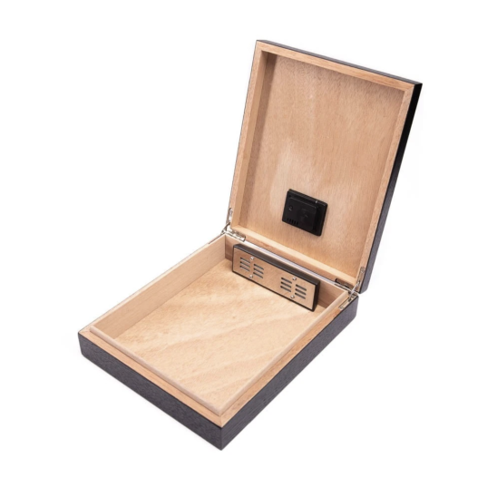 Pierre Cardin Siyah Ahşap Kaplama Humidor