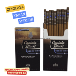 Captain Black Berry Mint SüperSlims ( Dark Crema ) Sigara x10 Paket