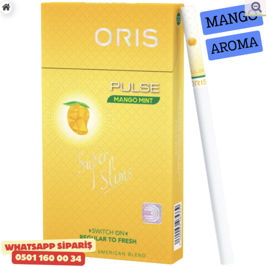 Oris Pulse Mango Mint Süperslims Sigara (Mango Aromalı) x10 Paket