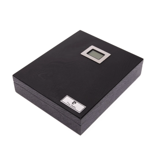 Pierre Cardin Siyah Ahşap Kaplama Humidor