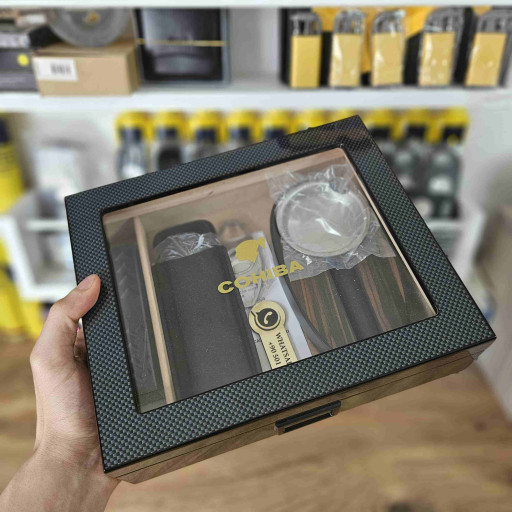 Cohiba Puro Kutusu - Karbon Humidor