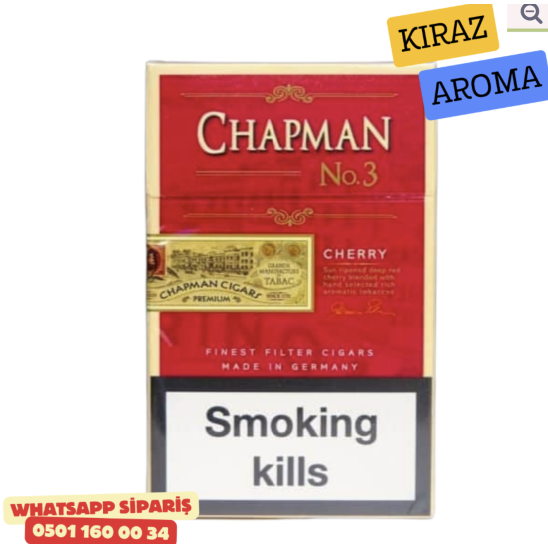 Chapman Cherry Tatlı Kiraz Aromalı Sigara x10 Paket