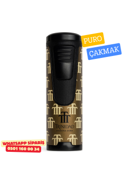 Trinidad Premium Puro Çakmağı – Jet Alevli Lüks Tasarım