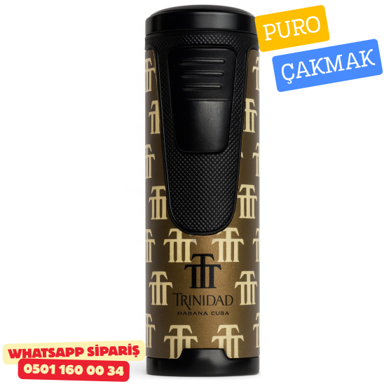 Trinidad Premium Puro Çakmağı – Jet Alevli Lüks Tasarım