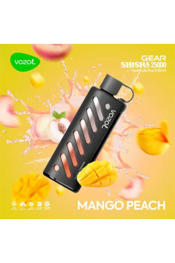 Vozol Gear Mango Peach 25000 PUFF