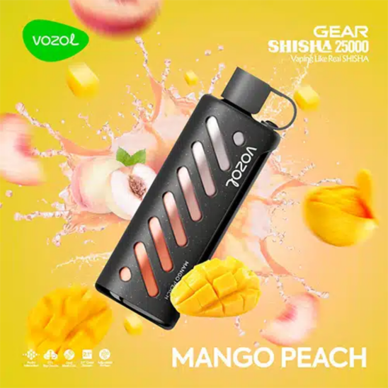 Vozol Gear Mango Peach 25000 PUFF
