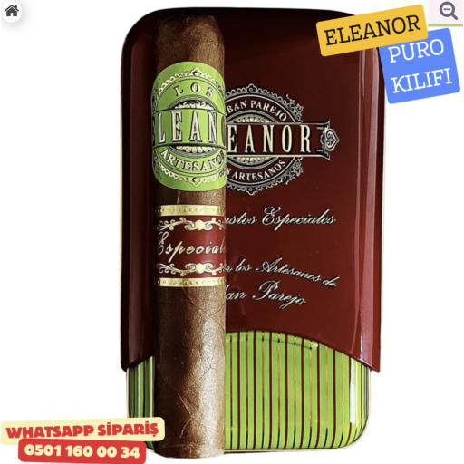 Cuban Parejo Eleanor Robustos Especiales 3'lü Puro ve Puro Taşıma Kılıfı