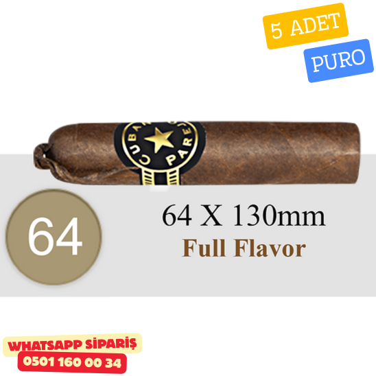 Cuban Parejo Serie Maduro 1364 5'li Puro Paket