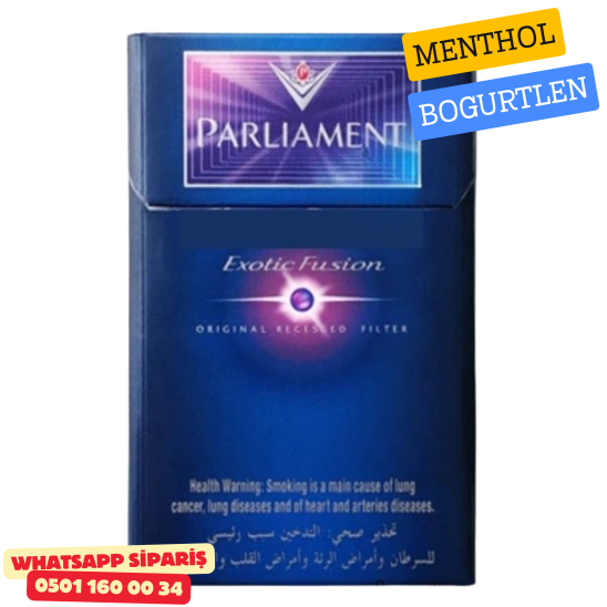 Parlıament Exotic Fusion SüperSlim Sigara - Mentol ve Böğürtlen x10 Paket