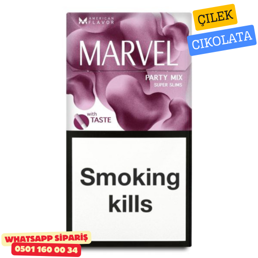 Marvel Party Mix Süper Slims Sigara x10 Paket