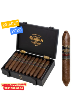 Gurkha Cellar Reserve Limitada 15 Year Maduro Solara Double Robusto 20'li Puro Kutu