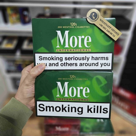 More 120's Menthol Filter Soft Amerikan Sigarası x10 Paket
