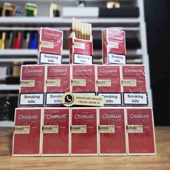 Chapman Cherry Tatlı Kiraz Aromalı Sigara x10 Paket