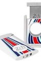 S.T. Dupont Le Mans Slim 7 Çakmak ve Sehpalı Kesici Seti Beyaz / Mavi