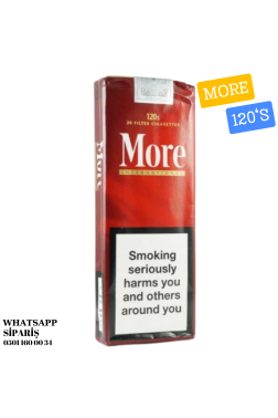 More 120's Filter Soft Amerikan Sigarası x10 Paket
