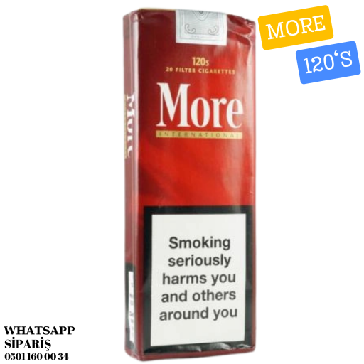More 120's Filter Soft Amerikan Sigarası x10 Paket