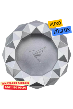 Colibri Quasar Gümüş Yuvarlak Puro Küllüğü