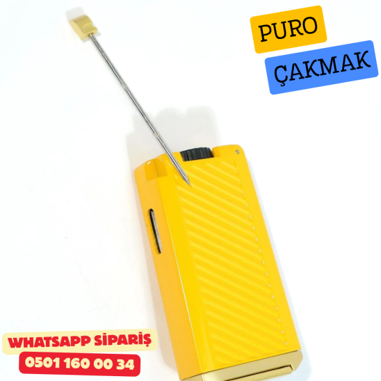 Cohiba Sarı Çift Torch Puro Çakmak