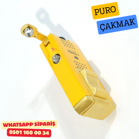 Cohiba Sarı Çift Torch Puro Çakmak