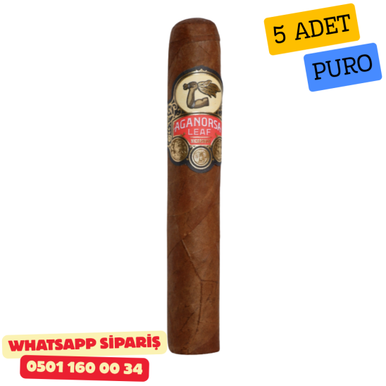 Aganorsa Leaf Sleaf Robusto 554 - 5'li Puro Paket