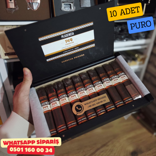 Plasencia Cosecha 149 Santa Fe Gordo 10'lu Puro Kutu Plasencia Cosecha 149 Santa Fe Gordo 10'lu Puro Kutu