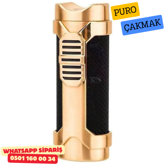 Lubinski 1li Torch Gold Metal Puro Çakmağı Lubinski 1li Torch Gold Metal Puro Çakmağı