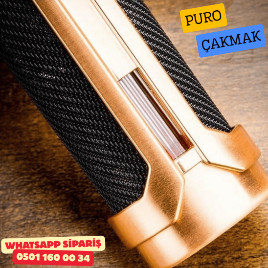 Lubinski 1li Torch Gold Metal Puro Çakmağı Lubinski 1li Torch Gold Metal Puro Çakmağı