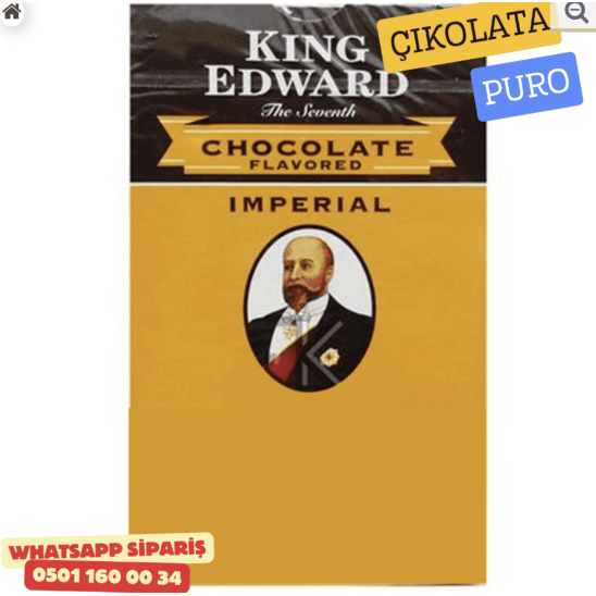 King Edward Chocolate Puro 5li Adet (Çikolata Aromalı) King Edward Chocolate Puro 5li Adet (Çikolata Aromalı)
