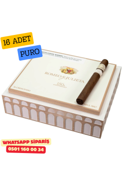 Romeo y Julieta 150th Anniversary Crescendo Churchill 16lı Puro Kutu
