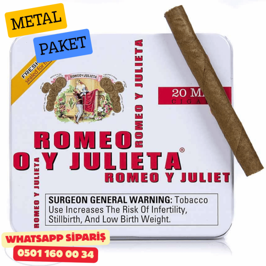Romeo Y Julieta Mini White 20li Cigarillos Puro