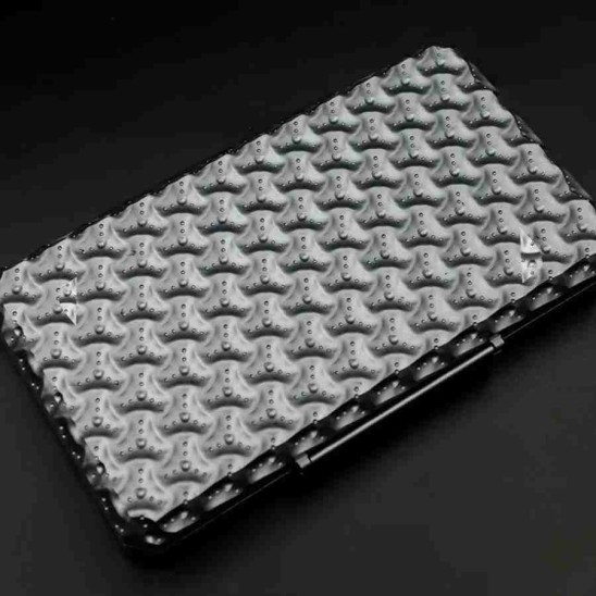 Guevara Stone Aluminyum Sedir Puro Taşıma Çantası Silver 5li