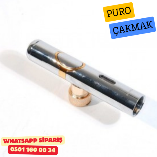 Puro Çakmak – Tek Alev Jet Torch (Slim Metal Premium Model)
